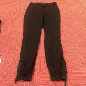 Lace-up leg Women's dress pants with pockets W26L31 rise 8.5